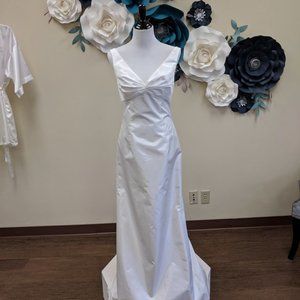Amsale Luxury Wedding Dress Bridal Gown Size 8 Bride Street Size 6